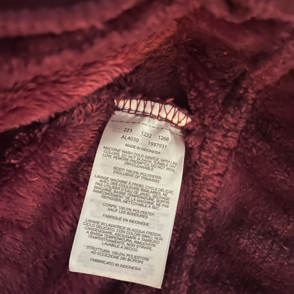 Columbia Maroon Fleece Jacket - Picture 5 of 6